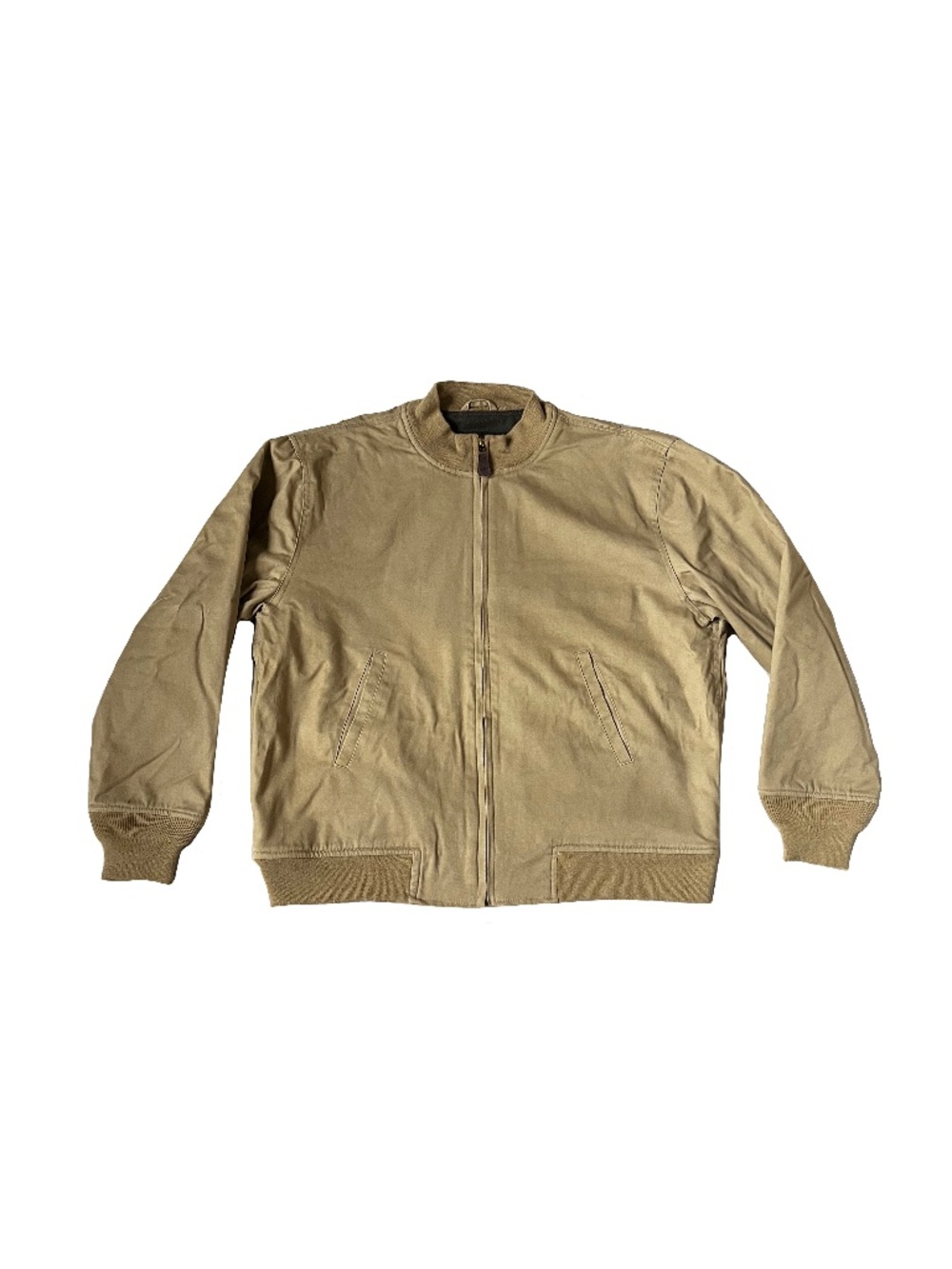 Vintage Cockpit Tank Jacket Beige Cold Weather Armored Corps Army